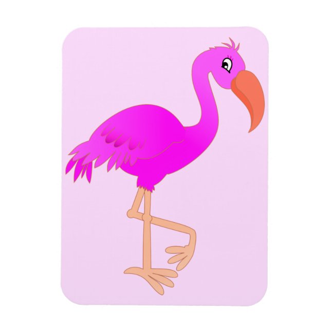 Imán Flamingo Rosa (Vertical)