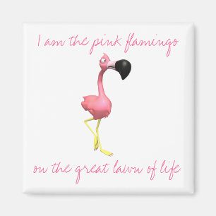 Imán Flamingo Rosa