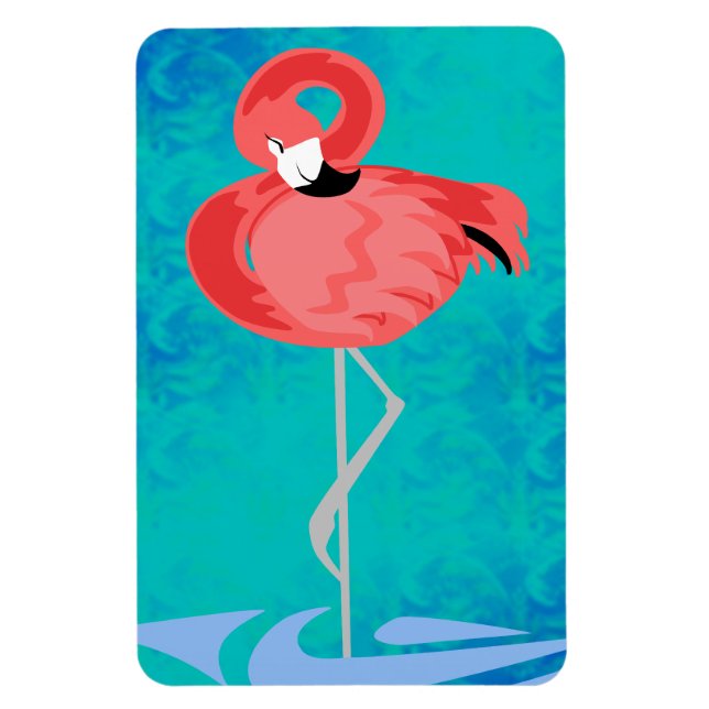 Imán Flamingo rosa (Vertical)