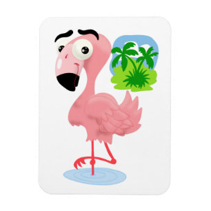 Imán Flamingo Rosa