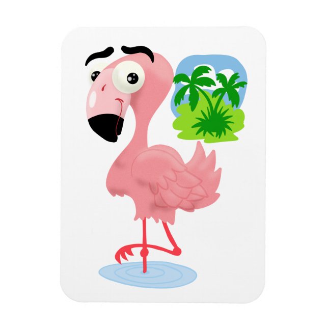 Imán Flamingo Rosa (Vertical)