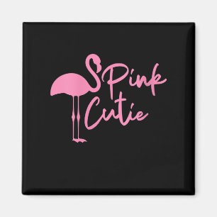 Imán Flamingo rosado de las mujeres cutas   Tasa rosa  