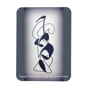 Imán Flamingo Totem Magnet