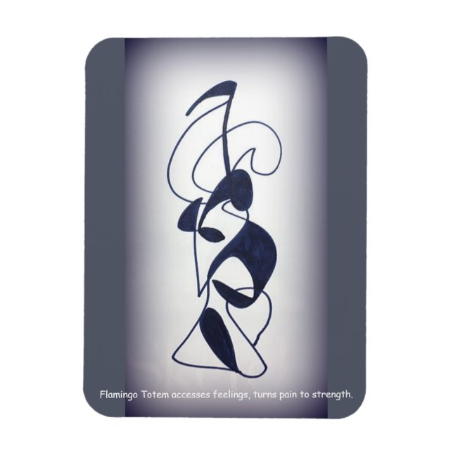 Imán Flamingo Totem Magnet (Vertical)