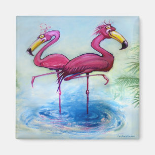 Imán Flamingos