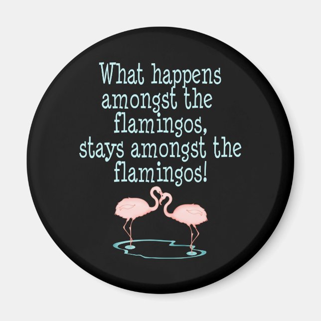 Imán Flamingos (Frente)