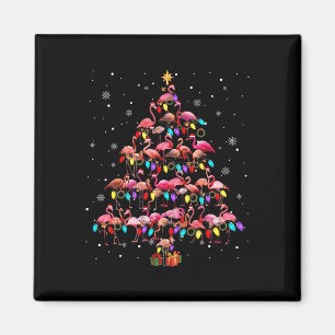 Imán Flamingos Árbol de Navidad X-mas alumbran Santa El