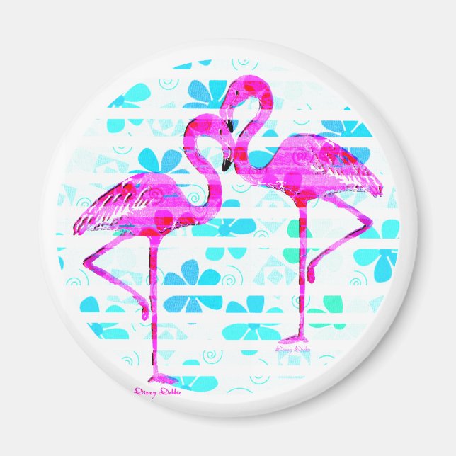 Imán Flamingos Magnet (Frente)