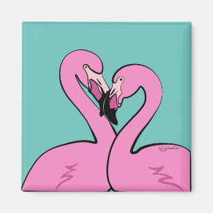 Imán Flamingos Magnet