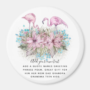 Imán FLAMINGOS Personalizados