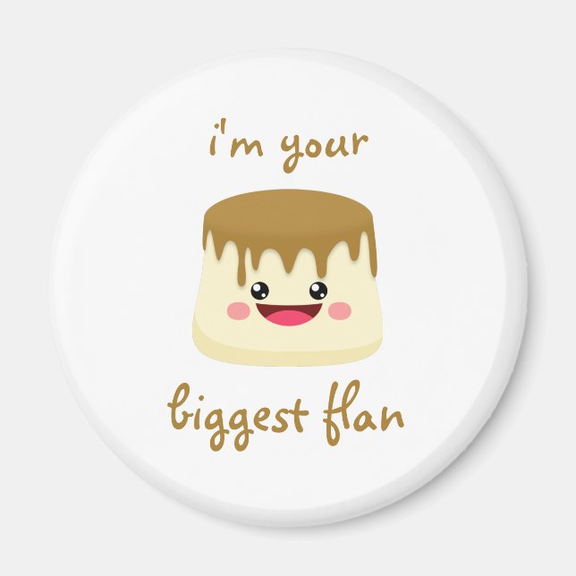 Imán flan más grande (Frente)