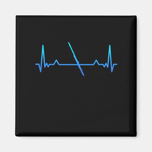 Imán Flauta Marcha Banda Heartbeat Mamá Regalo (Frente)