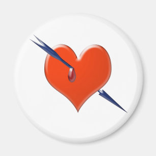 Imán Flecha a través del corazón