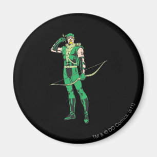 Imán Flecha verde con destino