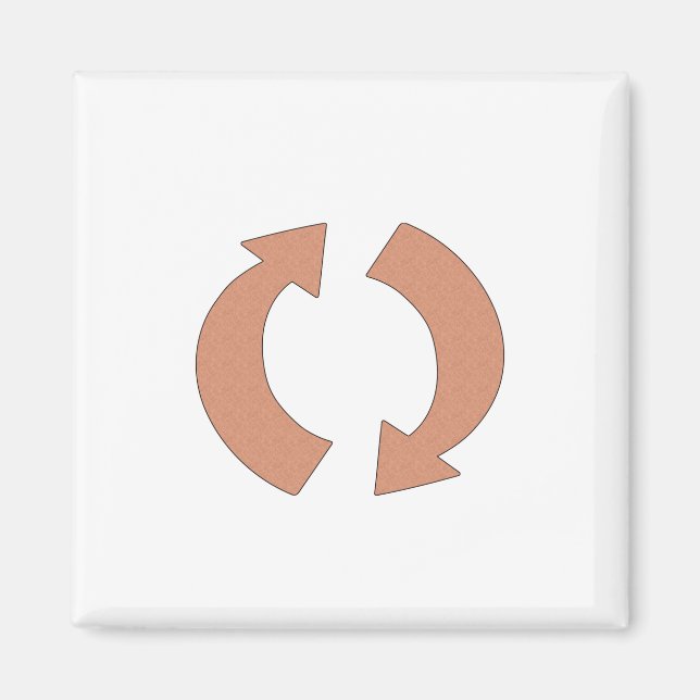 Imán Flechas de rotación (Frente)