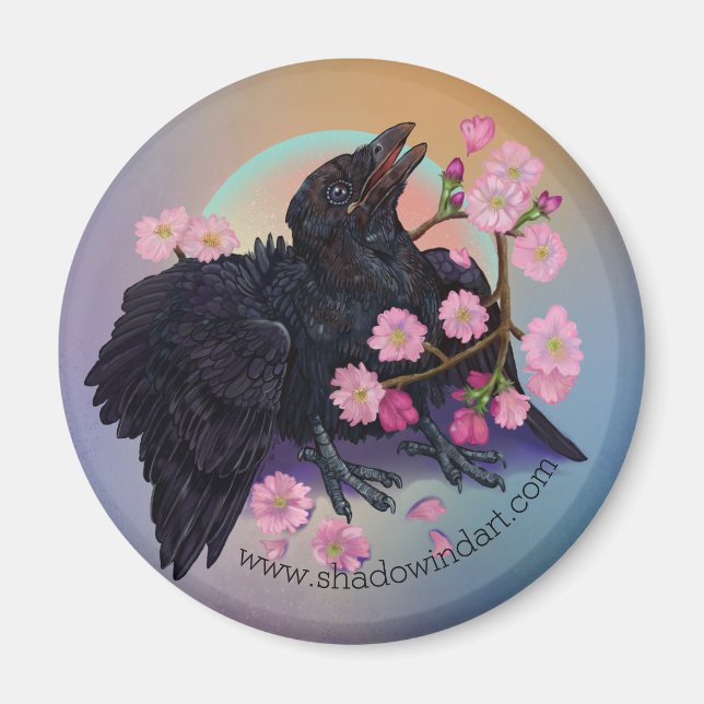 Imán Fledgling Crow (Frente)