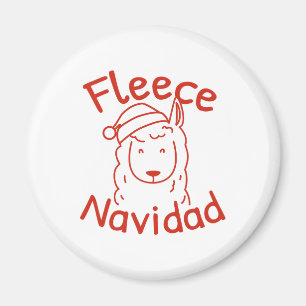 Imán Fleece Navidad
