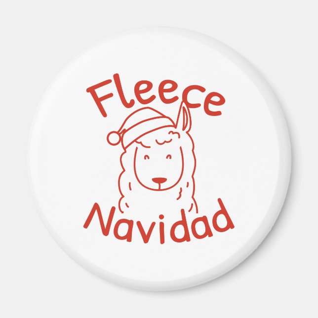Imán Fleece Navidad (Frente)