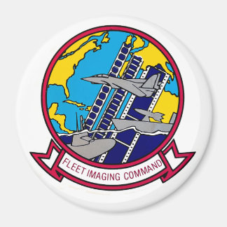 Imán Fleet Imaging Command Atlantic Round Magnet