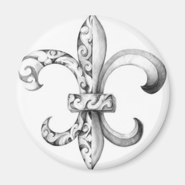 Imán fleur-de-lis (Frente)