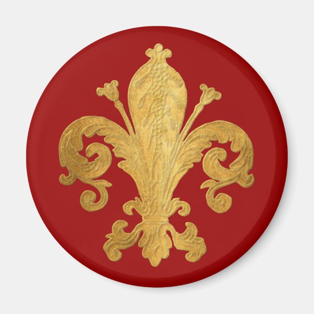 Imán Fleur-de-lis (Frente)