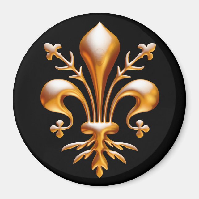 Imán Fleur de Lis (de Lys) (Frente)
