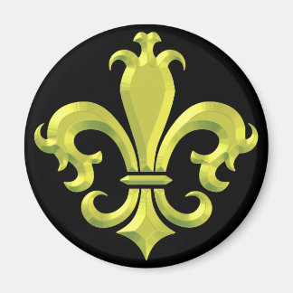 Imán Fleur De LI's Fancy Gold New Orleans