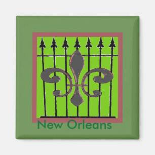 Imán Fleur De Lis Fence