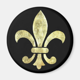 Imán Fleur de Lis Gold Leaf