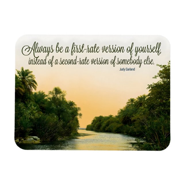 Imán Flex de presupuesto Inspirador de Judy Garland de  (Horizontal)