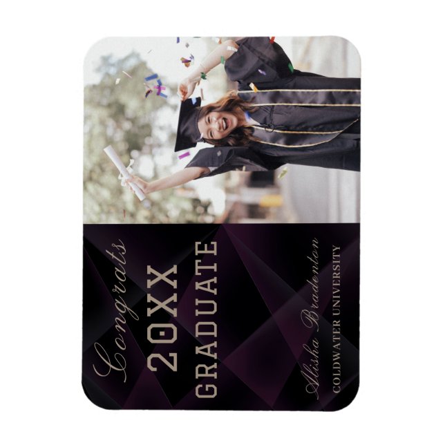Imán Flexibal Modern Felicitaciones Graduate Magnet (Vertical)