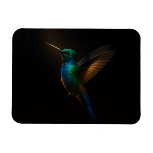 Imán flexible Black 4 Luxe, Colibrí volando