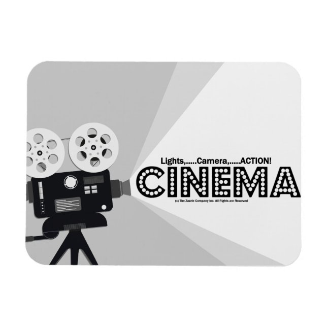 Imán flexible "CINEMA" (Horizontal)