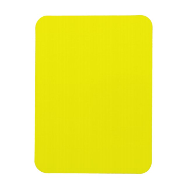 Imán flexible con fondo amarillo brillante (Vertical)