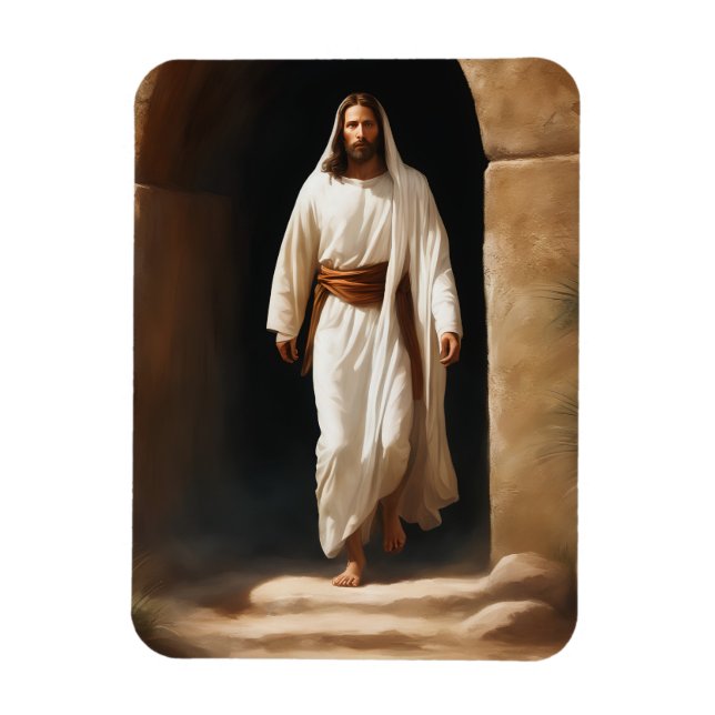 Imán flexible cristiano del Señor Jesús (Vertical)