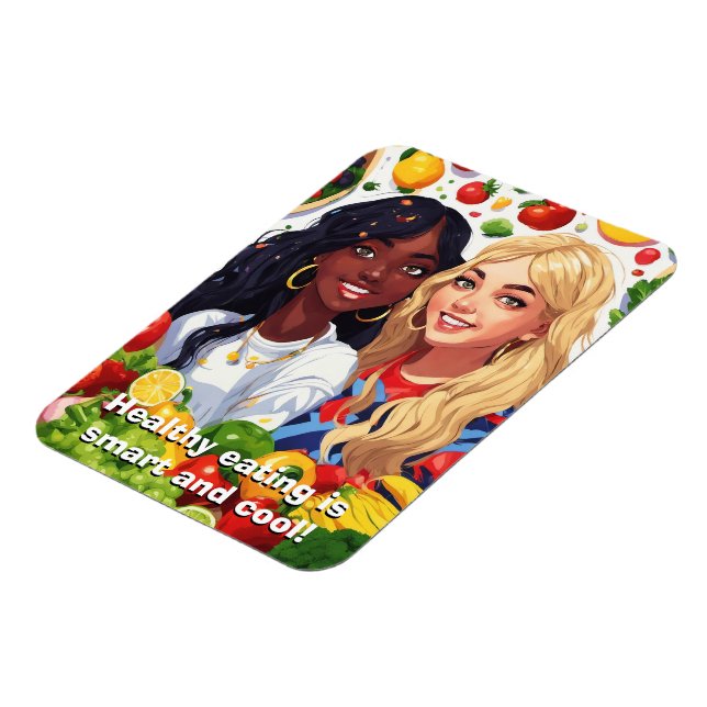 Imán flexible de alimentación saludable (Lado Izquierdo)