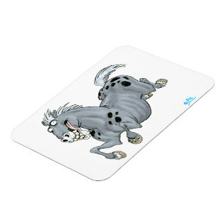 Imán flexible de caballos Personalizado loco