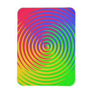 Imán flexible de espiral arcoiris