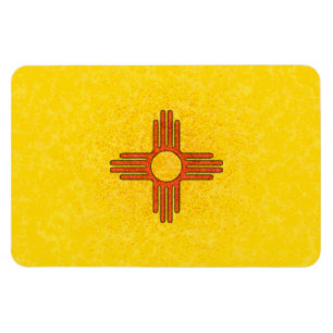 Imán flexible de la BANDERA de NEW MÉXICO