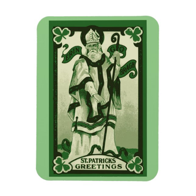 Imán flexible de la época de San Patricio (Vertical)