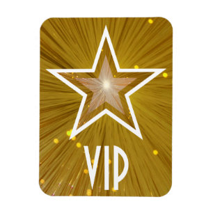 Imán flexible" de la estrella "VIP" del "oro