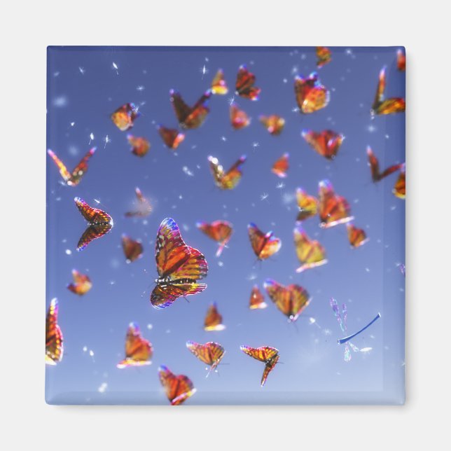 Imán flexible de la Fantasia de Verano (Frente)