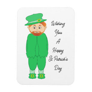 Imán flexible de Leprechaun Cuto