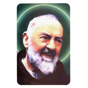 Imán flexible de Padre Pio del santo