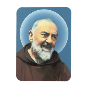 Imán flexible de Padre Pio del santo