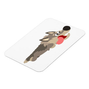 Imán flexible de Personalizado de flota suave Wolf