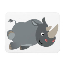 Imán flexible de rinoceronte con carga Personaliza