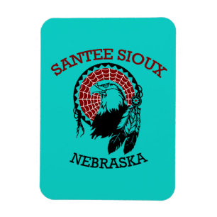 Imán flexible de Santee Sioux