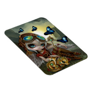 Imán flexible de "secado del reloj"