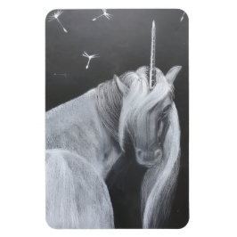 Imán flexible de unicornio